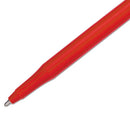 Paper Mate® wholesale. Eraser Mate Stick Ballpoint Pen, Medium 1mm, Red Ink-barrel, Dozen. HSD Wholesale: Janitorial Supplies, Breakroom Supplies, Office Supplies.