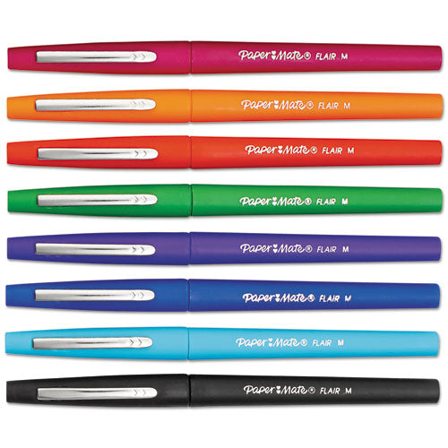 Paper Mate® wholesale. Point Guard Flair Stick Porous Point Pen, Bold 1.4mm, Assorted Ink-barrel, 48-set. HSD Wholesale: Janitorial Supplies, Breakroom Supplies, Office Supplies.