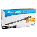 Paper Mate® wholesale. Comfortmate Ultra Stick Ballpoint Pen, Medium 1mm, Black Ink-barrel, Dozen. HSD Wholesale: Janitorial Supplies, Breakroom Supplies, Office Supplies.