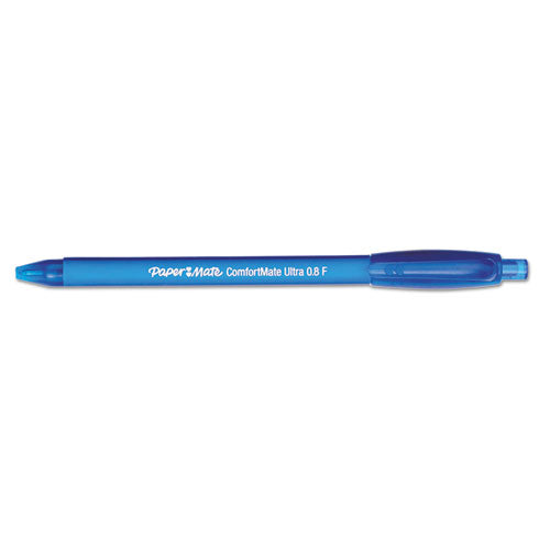 Paper Mate® wholesale. Comfortmate Ultra Retractable Ballpoint Pen, 0.8mm, Blue Ink-barrel, Dozen. HSD Wholesale: Janitorial Supplies, Breakroom Supplies, Office Supplies.