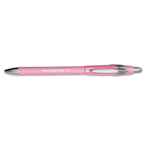 Paper Mate® wholesale. Flexgrip Elite Write For Hope Retractable Ballpoint Pen, 1mm, Black Ink-pack Barrel, Dozen. HSD Wholesale: Janitorial Supplies, Breakroom Supplies, Office Supplies.