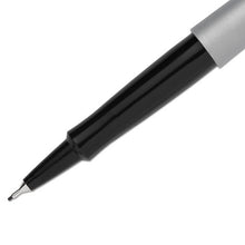 Load image into Gallery viewer, Paper Mate® wholesale. Flair Felt Tip Stick Porous Point Marker Pen, 0.4mm, Black Ink-barrel, Dozen. HSD Wholesale: Janitorial Supplies, Breakroom Supplies, Office Supplies.