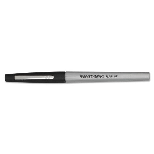 Paper Mate® wholesale. Flair Felt Tip Stick Porous Point Marker Pen, 0.4mm, Black Ink-barrel, Dozen. HSD Wholesale: Janitorial Supplies, Breakroom Supplies, Office Supplies.