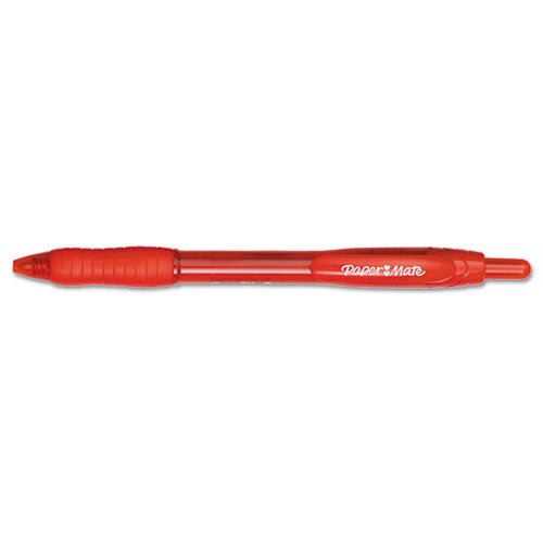 Paper Mate® wholesale. Profile Retractable Ballpoint Pen, Bold 1.4mm, Red Ink-barrel, Dozen. HSD Wholesale: Janitorial Supplies, Breakroom Supplies, Office Supplies.