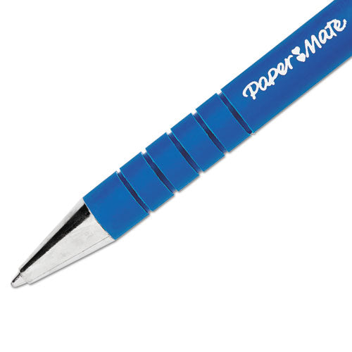 Paper Mate® wholesale. Flexgrip Ultra Retractable Ballpoint Pen, Medium 1mm, Blue Ink-barrel, Dozen. HSD Wholesale: Janitorial Supplies, Breakroom Supplies, Office Supplies.