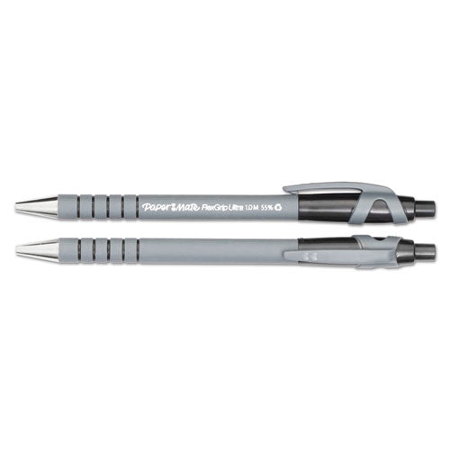 Paper Mate® wholesale. Flexgrip Ultra Retractable Ballpoint Pen, 1mm, Black Ink, Black-gray Barrel, Dozen. HSD Wholesale: Janitorial Supplies, Breakroom Supplies, Office Supplies.