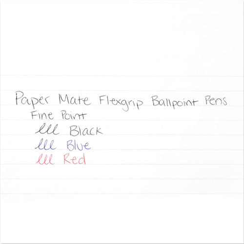 Paper Mate® wholesale. Flexgrip Ultra Stick Ballpoint Pen, Fine 0.8mm, Blue Ink-barrel, Dozen. HSD Wholesale: Janitorial Supplies, Breakroom Supplies, Office Supplies.