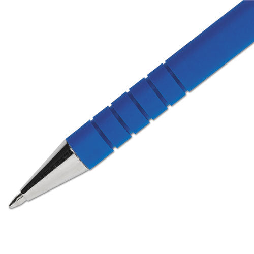 Paper Mate® wholesale. Flexgrip Ultra Stick Ballpoint Pen, Fine 0.8mm, Blue Ink-barrel, Dozen. HSD Wholesale: Janitorial Supplies, Breakroom Supplies, Office Supplies.