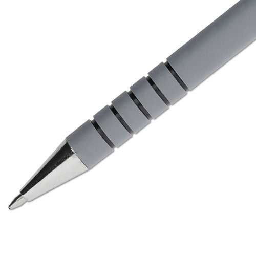 Paper Mate® wholesale. Flexgrip Ultra Stick Ballpoint Pen, Fine 0.8mm, Black Ink, Gray Barrel, Dozen. HSD Wholesale: Janitorial Supplies, Breakroom Supplies, Office Supplies.