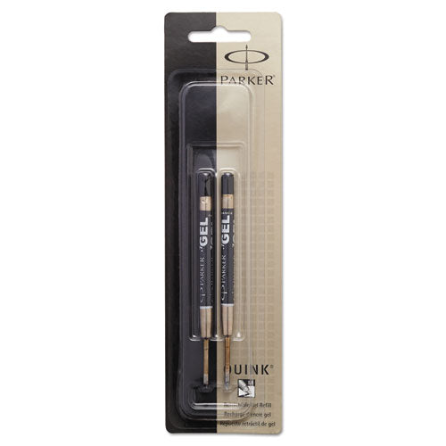 Parker® wholesale. Refill For Parker Retractable Gel Ink Roller Ball Pens, Medium Point, Black Ink, 2-pack. HSD Wholesale: Janitorial Supplies, Breakroom Supplies, Office Supplies.