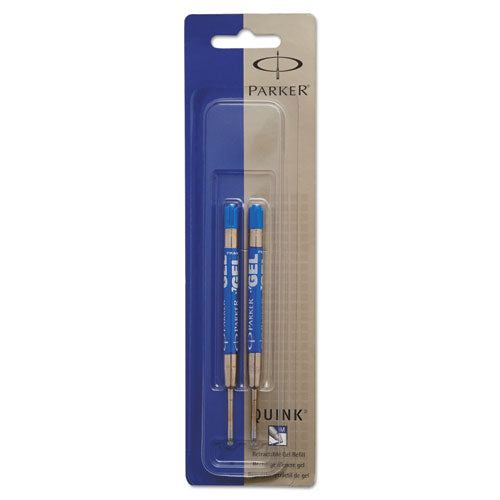 Parker® wholesale. Refill For Parker Retractable Gel Ink Roller Ball Pens, Medium Point, Blue Ink, 2-pack. HSD Wholesale: Janitorial Supplies, Breakroom Supplies, Office Supplies.