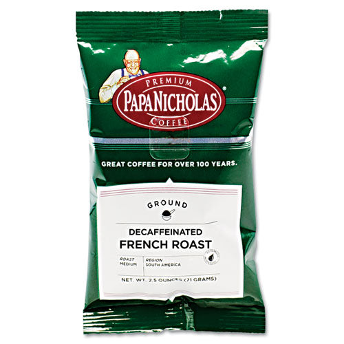 PapaNicholas® Coffee wholesale. Premium Coffee, Decaffeinated French Roast, 18-carton. HSD Wholesale: Janitorial Supplies, Breakroom Supplies, Office Supplies.