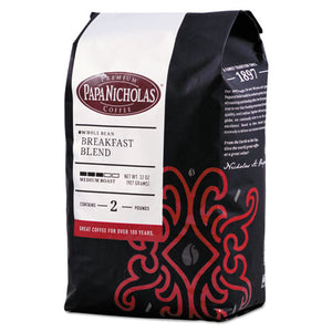 PapaNicholas® Coffee wholesale. Premium Coffee, Whole Bean, Breakfast Blend. HSD Wholesale: Janitorial Supplies, Breakroom Supplies, Office Supplies.