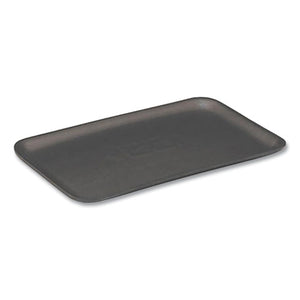 Supermarket Tray, #7s, 5.63 X 14.16 X 0.67, Black, 250-carton