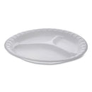 Pactiv wholesale. PACTIV Unlaminated Foam Dinnerware, 3-compartment Plate, 10.25" Diameter, White, 540-carton. HSD Wholesale: Janitorial Supplies, Breakroom Supplies, Office Supplies.