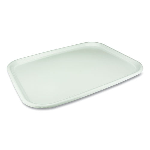 Laminated Serving Trays, 1-compartment, 18 X 14 X 0.91, White, 100-carton