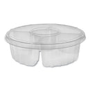 Pactiv wholesale. PACTIV Dip Cup Platter, 4-compartment, 64 Oz, 10" Diameter, Clear, 100-carton. HSD Wholesale: Janitorial Supplies, Breakroom Supplies, Office Supplies.