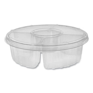 Pactiv wholesale. PACTIV Dip Cup Platter, 4-compartment, 64 Oz, 10" Diameter, Clear, 100-carton. HSD Wholesale: Janitorial Supplies, Breakroom Supplies, Office Supplies.