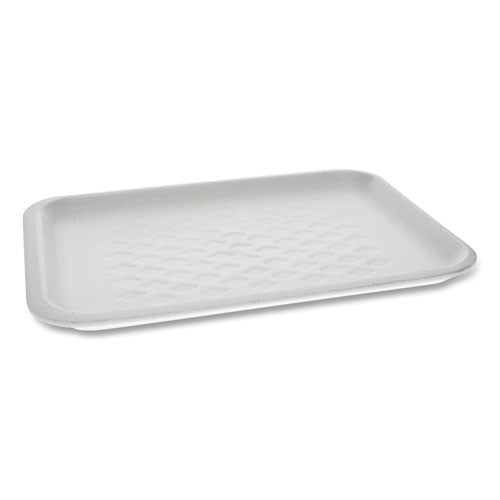 Supermarket Tray, #2s, 10.75 X 5.5 X 1.2, White, 500-carton