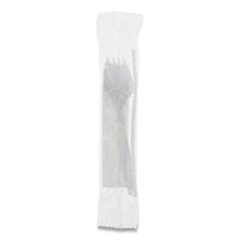 Load image into Gallery viewer, Pactiv wholesale. PACTIV Fieldware Polypropylene Cutlery Kit, Spork, 10 X 8 Napkin, Standard Straw, Mediumweight, White, 1,000-carton. HSD Wholesale: Janitorial Supplies, Breakroom Supplies, Office Supplies.