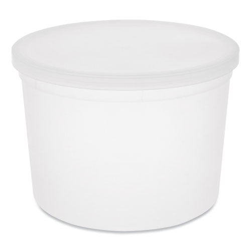 Delitainer Microwavable Container Bulk, 64 Oz, 4.5 X 4.5 X 6.35, Natural, 120-carton