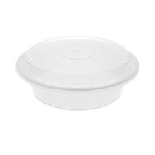 Load image into Gallery viewer, Newspring Versatainer Microwavable Containers,  24 Oz, 7 X 7 X 2.38, White-clear, 150-carton