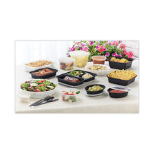 Load image into Gallery viewer, Newspring Versatainer Microwavable Containers,  24 Oz, 7 X 7 X 2.38, White-clear, 150-carton