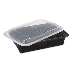 Pactiv wholesale. Versatainers, 38 Oz, 6 X 8.5 X 2, Black-clear, 150-carton. HSD Wholesale: Janitorial Supplies, Breakroom Supplies, Office Supplies.