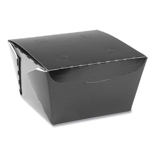 Pactiv wholesale. PACTIV Earthchoice Onebox Paper Box, 46 Oz, 4.5 X 4.5 X 3.25, Black, 200-carton. HSD Wholesale: Janitorial Supplies, Breakroom Supplies, Office Supplies.
