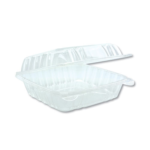 Pactiv wholesale. PACTIV Hinged Lid Container, 8.34 X 8.24 X 3.05, Clear, 200-carton. HSD Wholesale: Janitorial Supplies, Breakroom Supplies, Office Supplies.