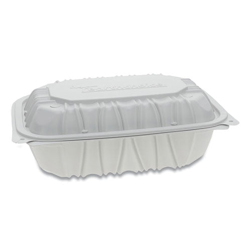 Pactiv wholesale. Vented Microwavable Hinged-lid Takeout Container, 9 X 6 X 3.1, White, 170-carton. HSD Wholesale: Janitorial Supplies, Breakroom Supplies, Office Supplies.