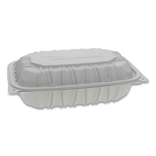 Pactiv wholesale. Vented Microwavable Hinged-lid Takeout Container, 9 X 6 X 2.75, White, 170-carton. HSD Wholesale: Janitorial Supplies, Breakroom Supplies, Office Supplies.