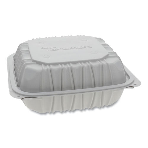 Pactiv wholesale. Vented Microwavable Hinged-lid Takeout Container, 8.5 X 8.5 X 3.1, White, 146-carton. HSD Wholesale: Janitorial Supplies, Breakroom Supplies, Office Supplies.