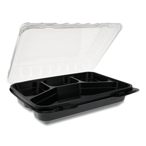 Pactiv wholesale. PACTIV Clearview Smartlock Dual Color Hinged Lid Containers, 4-compartment, 10.75 X 8 X 3.25, Black Base-clear Top, 125-carton. HSD Wholesale: Janitorial Supplies, Breakroom Supplies, Office Supplies.