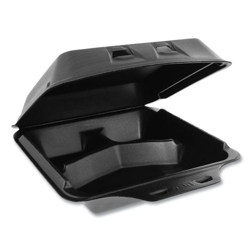 Pactiv wholesale. PACTIV Smartlock Foam Hinged Containers, Large, 3-compartment, 9 X 9.5 X 3.25, Black, 150-carton. HSD Wholesale: Janitorial Supplies, Breakroom Supplies, Office Supplies.