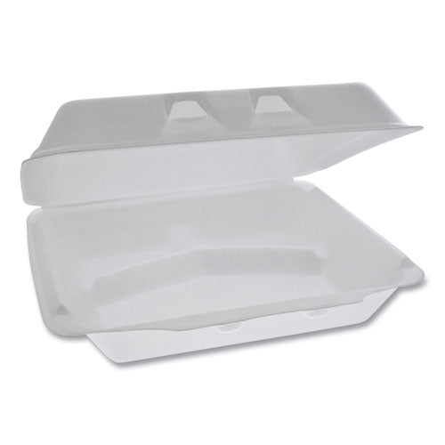 Pactiv wholesale. PACTIV Smartlock Foam Hinged Containers, X-large, 3-compartment, 9.5 X 10.5 X 3.25, White, 250-carton. HSD Wholesale: Janitorial Supplies, Breakroom Supplies, Office Supplies.
