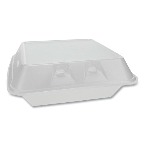 Pactiv wholesale. PACTIV Smartlock Vented Foam Hinged Lid Containers, 3-compartment, 9 X 9.25 X 3.25, White, 150-carton. HSD Wholesale: Janitorial Supplies, Breakroom Supplies, Office Supplies.