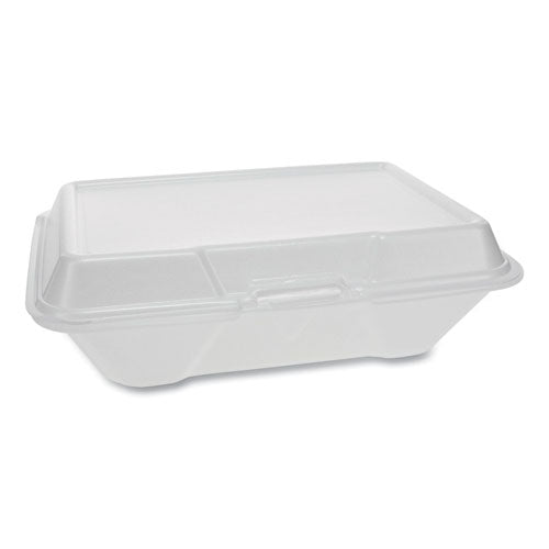 Pactiv wholesale. PACTIV Foam Hinged Lid Containers, Single Tab Lock