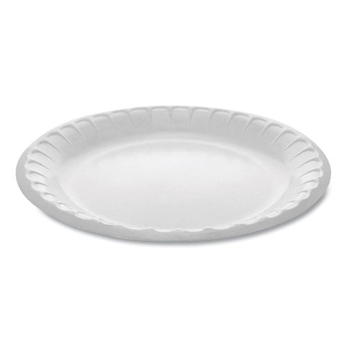 Pactiv wholesale. PACTIV Laminated Foam Dinnerware, Plate, 8.88