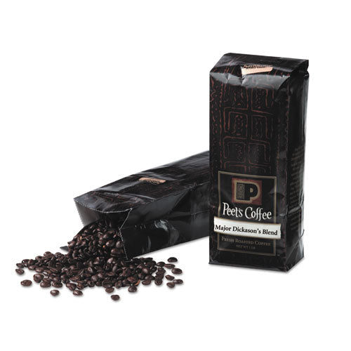 Peet's Coffee & Tea® wholesale. Bulk Coffee, Major Dickason's Blend, Whole Bean, 1 Lb Bag. HSD Wholesale: Janitorial Supplies, Breakroom Supplies, Office Supplies.