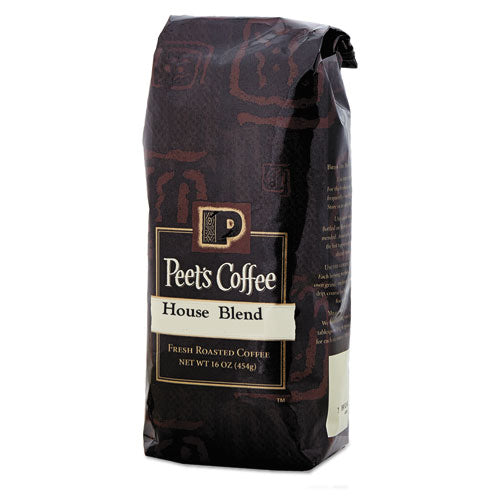 Peet's Coffee & Tea® wholesale. Bulk Coffee, House Blend, Ground, 1 Lb Bag. HSD Wholesale: Janitorial Supplies, Breakroom Supplies, Office Supplies.