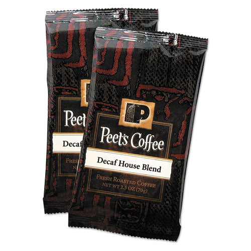 Peet's Coffee & Tea® wholesale. Coffee Portion Packs, House Blend, Decaf, 2.5 Oz Frack Pack, 18-box. HSD Wholesale: Janitorial Supplies, Breakroom Supplies, Office Supplies.
