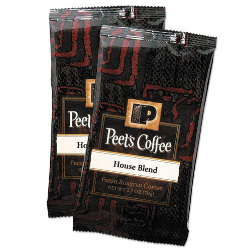 Peet's Coffee & Tea® wholesale. Coffee Portion Packs, House Blend, 2.5 Oz Frack Pack, 18-box. HSD Wholesale: Janitorial Supplies, Breakroom Supplies, Office Supplies.