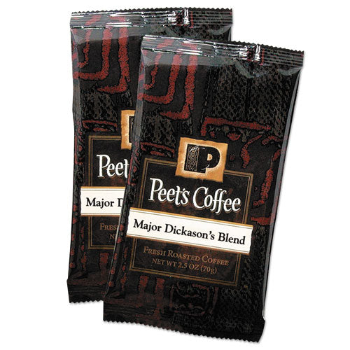 Peet's Coffee & Tea® wholesale. Coffee Portion Packs, Major Dickason's Blend, 2.5 Oz Frack Pack, 18-box. HSD Wholesale: Janitorial Supplies, Breakroom Supplies, Office Supplies.