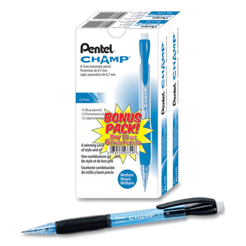 Pentel® wholesale. PENTEL Champ Mechanical Pencil, 0.7 Mm, Hb (