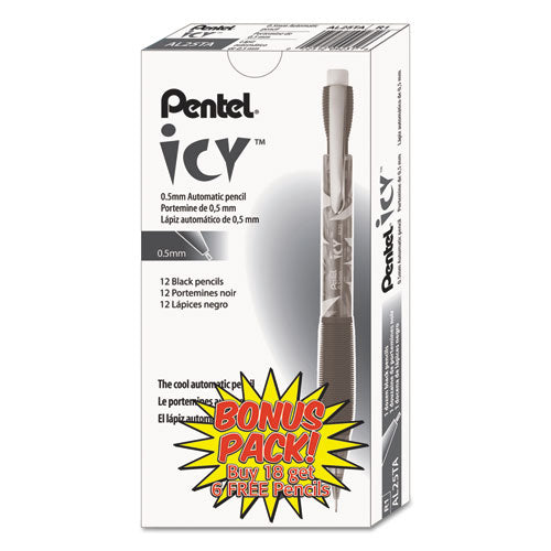 Pentel® wholesale. PENTEL Icy Mechanical Pencil, 0.5 Mm, Hb (