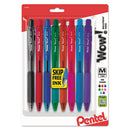 Pentel® wholesale. PENTEL Wow! Retractable Ballpoint Pen, Medium 1 Mm, Assorted Ink-barrel, 8-pack. HSD Wholesale: Janitorial Supplies, Breakroom Supplies, Office Supplies.