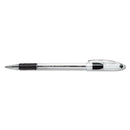 Pentel® wholesale. PENTEL RSVP Stick Ballpoint Pen, Fine 0.7mm, Black Ink, Clear-black Barrel, Dozen. HSD Wholesale: Janitorial Supplies, Breakroom Supplies, Office Supplies.