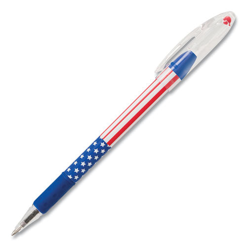 Pentel® wholesale. PENTEL RSVP Stars And Stripes Stick Ballpoint Pen, 0.7 Mm, Black Ink, Dozen. HSD Wholesale: Janitorial Supplies, Breakroom Supplies, Office Supplies.