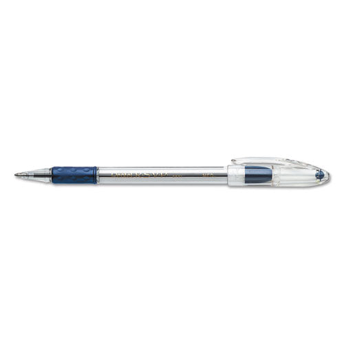 Pentel® wholesale. PENTEL RSVP Stick Ballpoint Pen, Medium 1mm, Blue Ink, Clear-blue Barrel, Dozen. HSD Wholesale: Janitorial Supplies, Breakroom Supplies, Office Supplies.